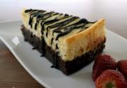 Brownie cheesecake