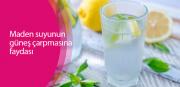 Maden suyunun güneş çarpmasına faydası