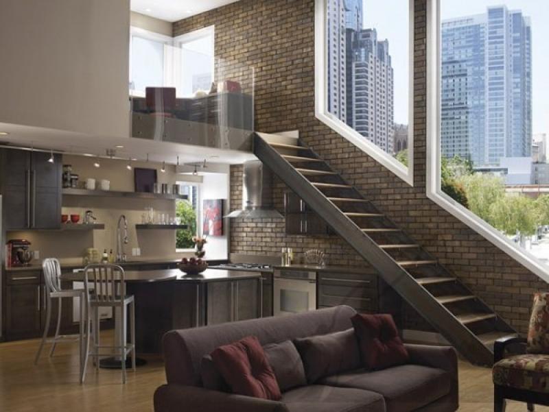 Loft stili daire dekorasyonunun p&uuml;f noktaları